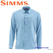 Рубашка Simms Intruder BiComp Shirt Faded Denim размер 2XL